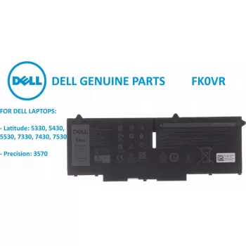Batería para portátil Dell DR02P de ion de litio 54 Wh para portátiles Dell compatibles