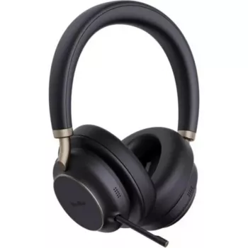 Auriculares con micrófono inalámbricos Yealink BH76 Plus Teams — negros, compatibilidad USB-C/USB-A, certificados para Microsoft Teams