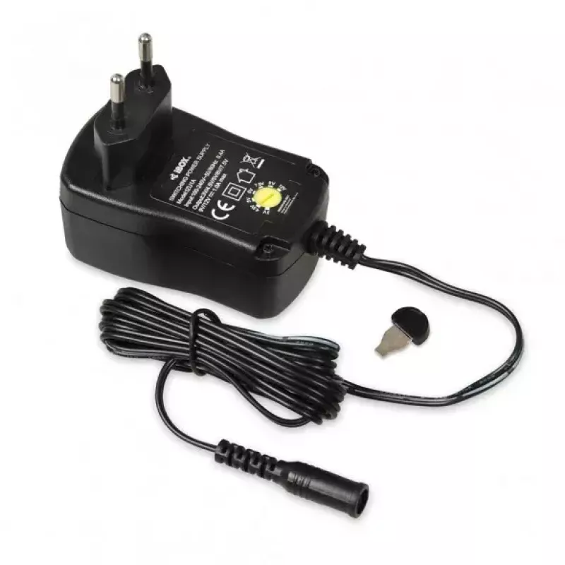 Fuente de alimentación IBOX IZU1A para interior 100–240 V negra, 75×35×43 mm