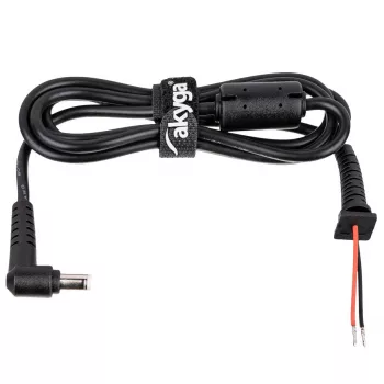 Cable de servicio DC Akyga AK-SC-03 para fuente de alimentación de portátil 5,5 x 1,7 mm, 90 W, 1,2 m, para Acer