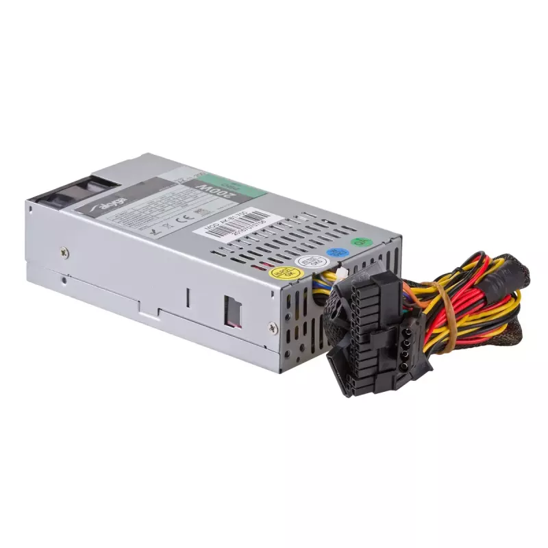 Fuente de alimentación Flex-ATX Akyga AK-I1-200 200 W, PFC pasivo, ventilador de 40 mm, gris