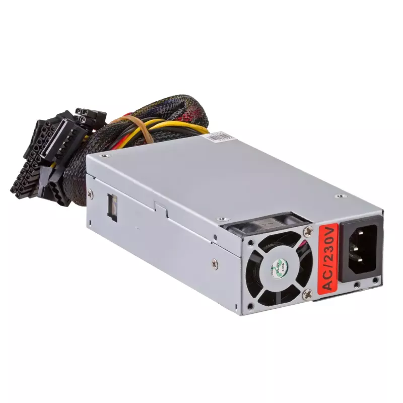 Fuente de alimentación Flex-ATX Akyga AK-I1-200 200 W, PFC pasivo, ventilador de 40 mm, gris