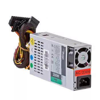 Fuente de alimentación Flex-ATX Akyga AK-I1-200 200 W, PFC pasivo, ventilador de 40 mm, gris