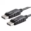 Cable DisplayPort Akyga AK-AV-10, conector/conector, conectores dorados, 1,8 m, negro