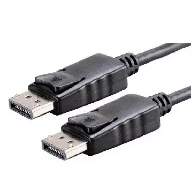 Cable DisplayPort Akyga AK-AV-10, conector/conector, conectores dorados, 1,8 m, negro