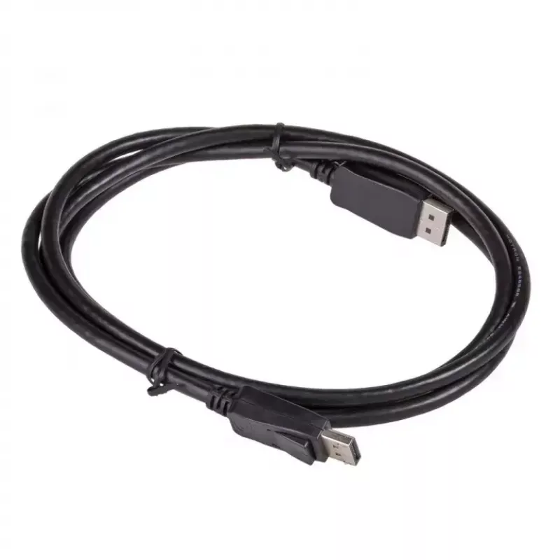 Cable DisplayPort Akyga AK-AV-10, conector/conector, conectores dorados, 1,8 m, negro