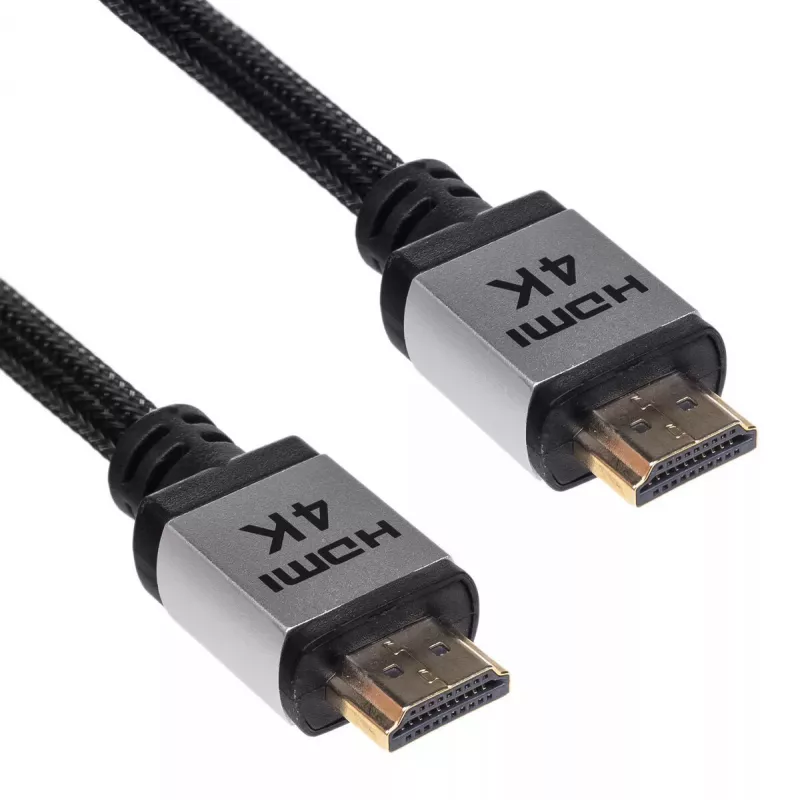 Cable HDMI 2.0 Akyga AK-HD-100P, trenzado, serie PRO, 10 m, negro