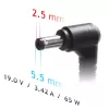 Fuente de alimentación para portátil de coche Akyga AK-ND-31 para Asus / Toshiba, 65 W, 19 V / 3,42 A, 5,5 x 2,5 mm, entrada 12 V