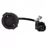 Cable adaptador de corriente Akyga AK-PC-10A IEC C14 a conector hembra Schuko (CEE 7/3), 10 A, 0,15 m, negro