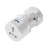 Adaptador de viaje universal Akyga AK-AD-61, mundial, 10 A, blanco