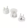 Adaptador de viaje universal Akyga AK-AD-61, mundial, 10 A, blanco