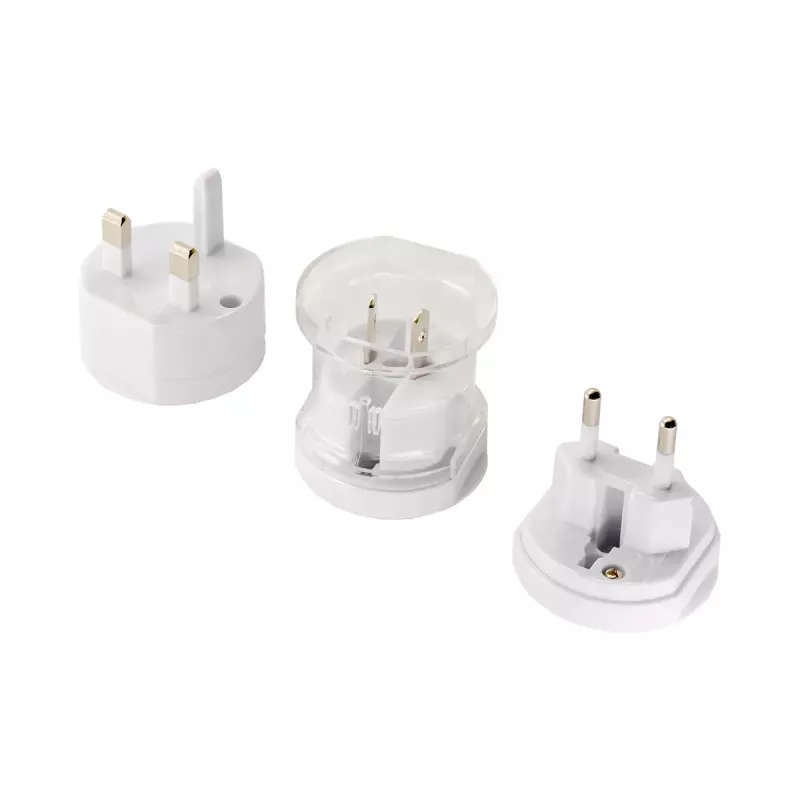Adaptador de viaje universal Akyga AK-AD-61, mundial, 10 A, blanco