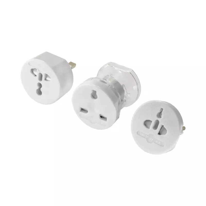 Adaptador de viaje universal Akyga AK-AD-61, mundial, 10 A, blanco