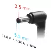 Fuente de alimentación Akyga AK-ND-72 para portátiles Toshiba e impresoras Zebra, 80 W, 19 V, 4,22 A, 5,5 x 2,5 mm
