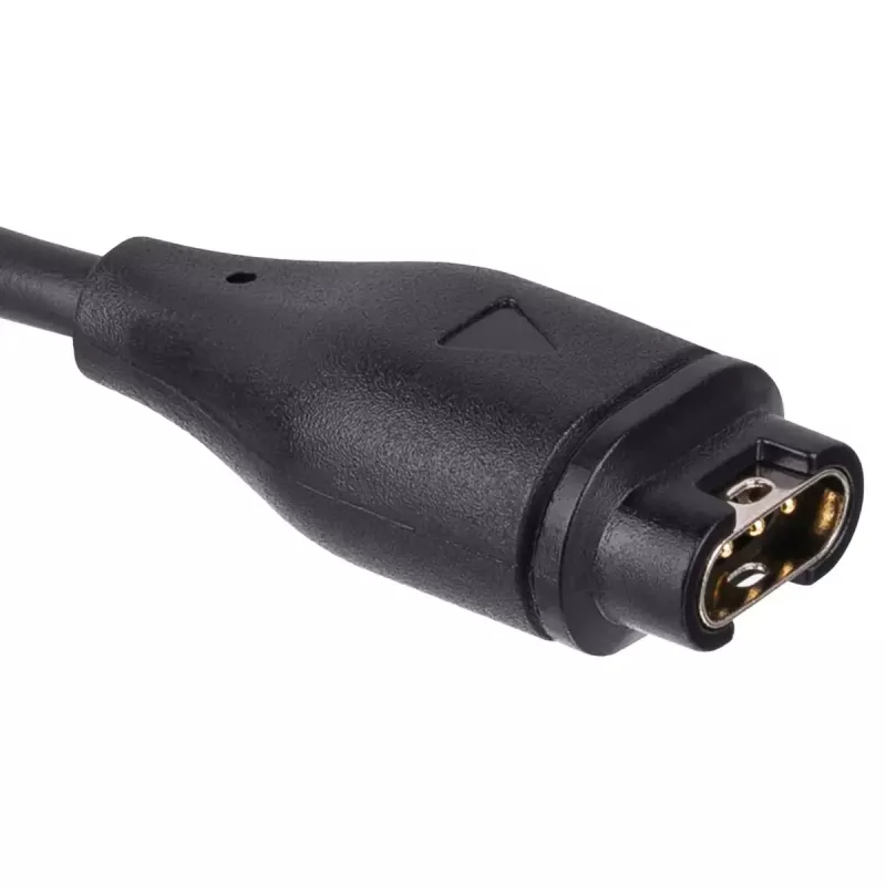 Cable de carga Akyga AK-SW-17 para smartwatches Garmin (Fenix 5/6/7, Vivoactive 3/4, Forerunner), USB, 1 m