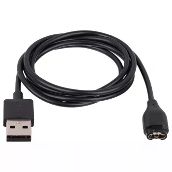Cable de carga Akyga AK-SW-17 para smartwatches Garmin (Fenix 5/6/7, Vivoactive 3/4, Forerunner), USB, 1 m