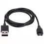 Cable de carga Akyga AK-SW-17 para smartwatches Garmin (Fenix 5/6/7, Vivoactive 3/4, Forerunner), USB, 1 m