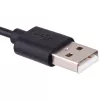 Cable de carga USB con clip Akyga AK-SW-18 para Garmin Forerunner 230 / 235 / 630 / 645 / 735XT, 1 m, negro