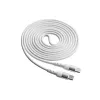 Akyga AK-USB-41 Cable USB-C a USB-C, USB 2.0, 60 W, 1,8 m, blanco