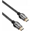 Akyga AK-HD-30S Cable HDMI 2.1, 48 Gbit/s, 8K 60 Hz / 4K 120 Hz, trenzado, 3 m, negro
