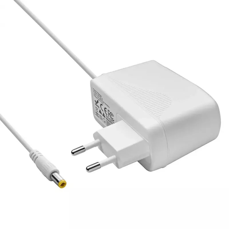 Akyga AK-PD-21 Fuente de alimentación para aspirador Tefal / Rowenta 29 V / 0,75 A, 21,75 W, 5,5 x 2,5 mm, 1,8 m, blanco