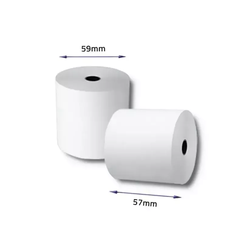 Rollo térmico QOLTEC 57 x 40 mm 55 g/m² sin BPA — QOLTEC 51897