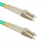 Qoltec 54346 cable de conexión OM4 LC/UPC-LC/UPC dúplex de 5 m