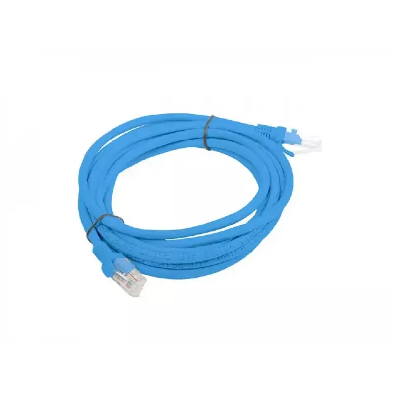 Cable de red Lanberg PCU5-10CC-0300-B U/UTP Cat5e 3m azul