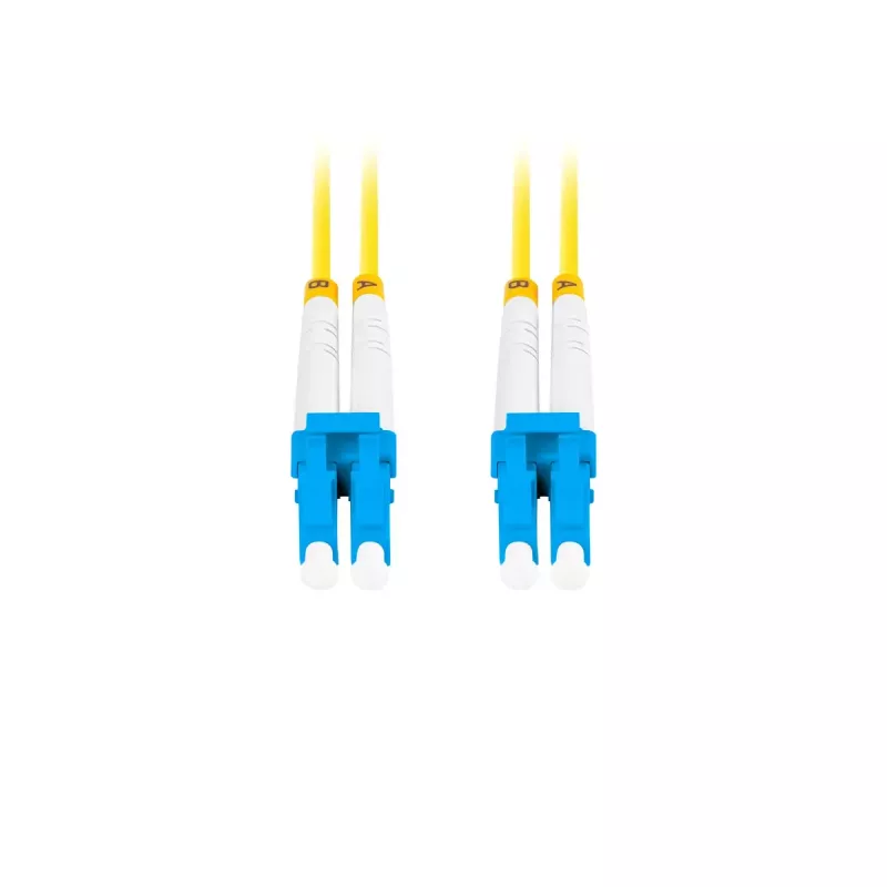 Cable de conexión de fibra óptica LANBERG FO-LULU-SD11-0050-YE 5 m, G.657.A1, LC–LC, amarillo