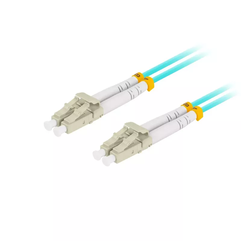 Cable de fibra óptica LANBERG FO-LULU-MD31-0050-TQ, OM3, LC–LC, 5 m, aqua