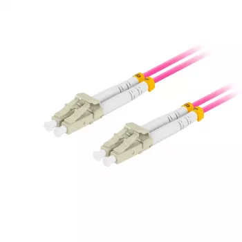 Cable de fibra óptica LANBERG FO-LULU-MD41-0010-VT, 1 m, OM4, LC–LC, violeta
