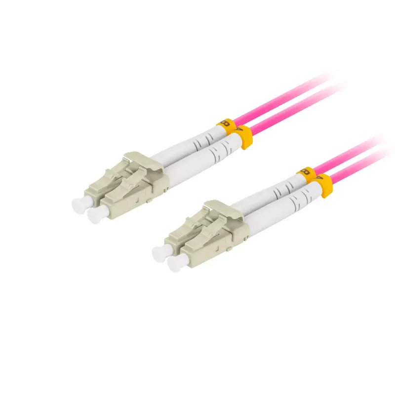 Cable de fibra óptica LANBERG FO-LULU-MD41-0010-VT, 1 m, OM4, LC–LC, violeta