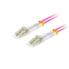 Cable de fibra óptica LANBERG FO-LULU-MD41-0020-VT 2 m OM4 LC–LC violeta