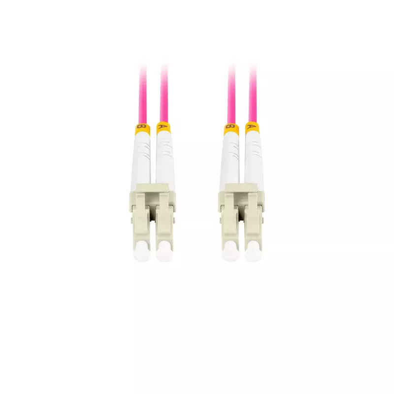 Cable de fibra óptica LANBERG FO-LULU-MD41-0050-VT 5 m OM4 LC–LC violeta