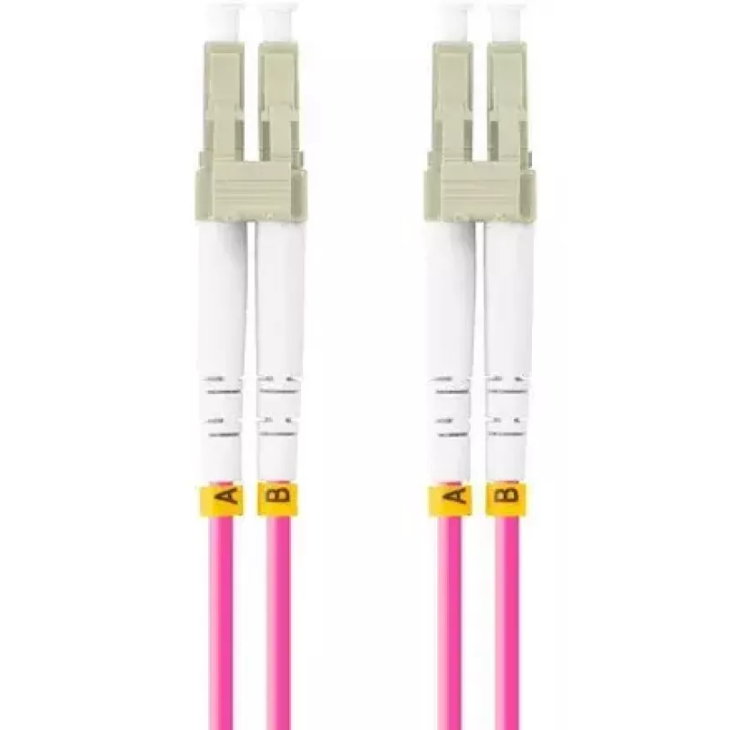 Cable de fibra óptica LANBERG FO-LULU-MD41-0150-VT 15 m OM4 LC/UPC - LC/UPC dúplex completo