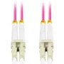 Cable de fibra óptica LANBERG FO-LULU-MD41-0150-VT 15 m OM4 LC/UPC - LC/UPC dúplex completo