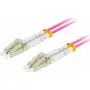 Lanberg FO-LULU-MD41-0030-VT cable de conexión de fibra, MM LC/UPC-LC/UPC Duplex, OM4 50/125, 3 m, violeta