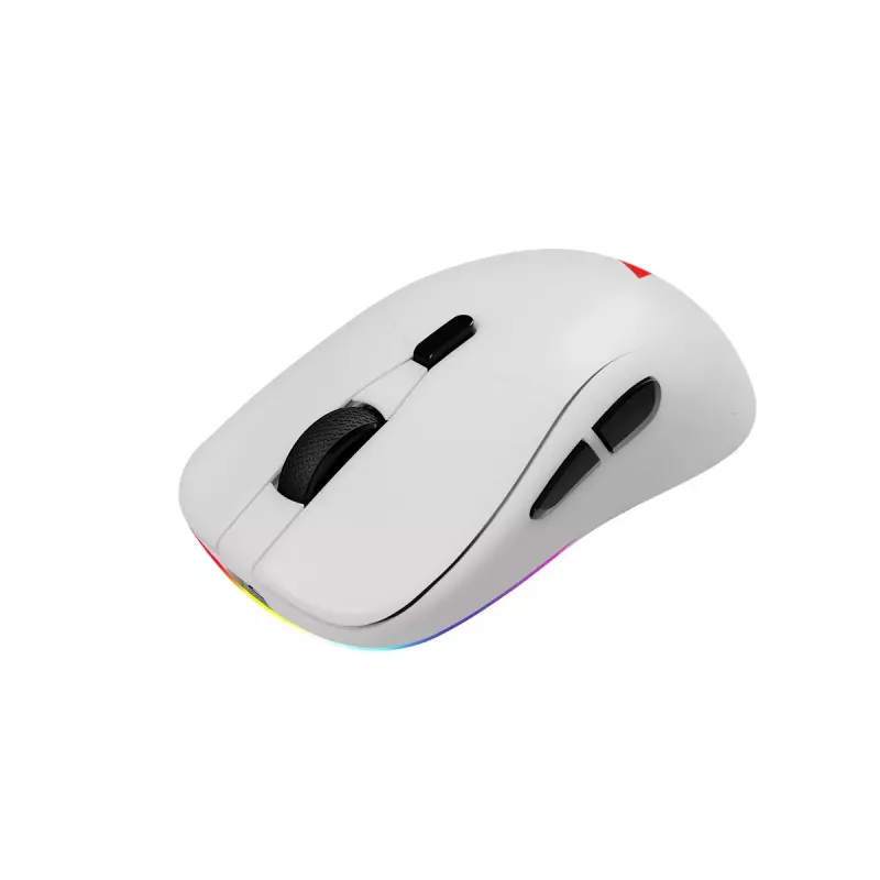 Ratón Savio RIFT WHITE Bluetooth USB Type-A