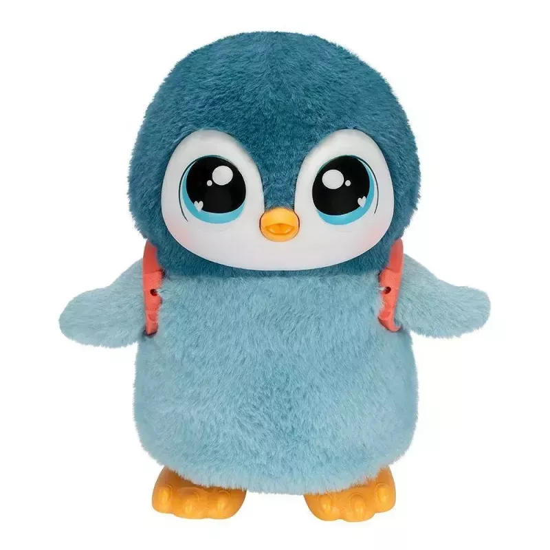 Juguete interactivo Cobi Little Live Pets Pingüino que camina Kiwaczek MO-26535, mascota caminante a pilas