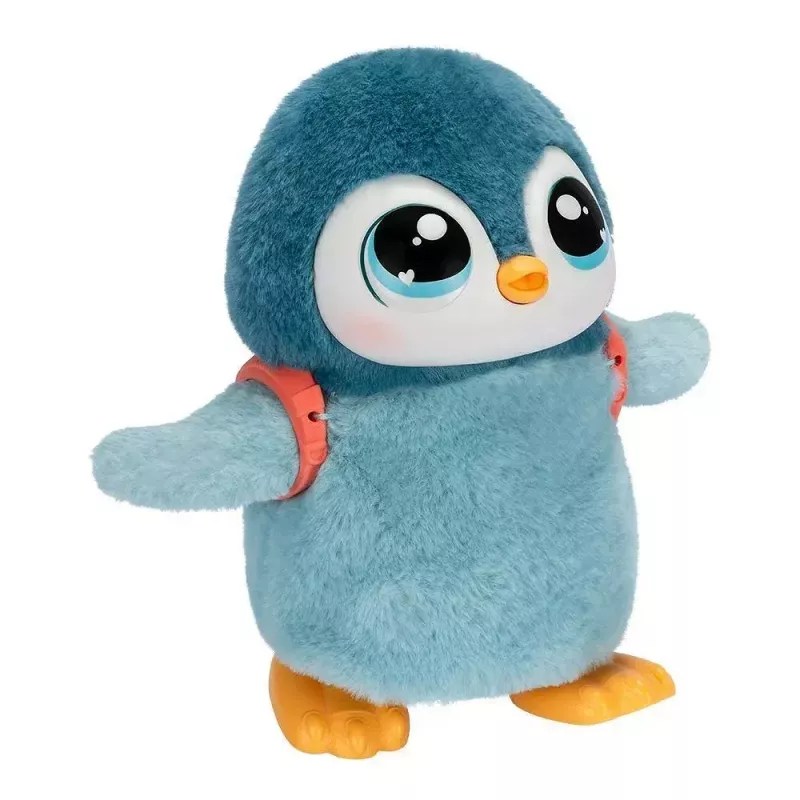 Juguete interactivo Cobi Little Live Pets Pingüino que camina Kiwaczek MO-26535, mascota caminante a pilas