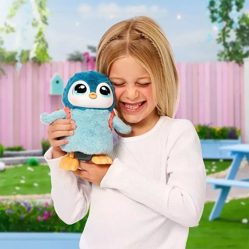 Juguete interactivo Cobi Little Live Pets Pingüino que camina Kiwaczek MO-26535, mascota caminante a pilas