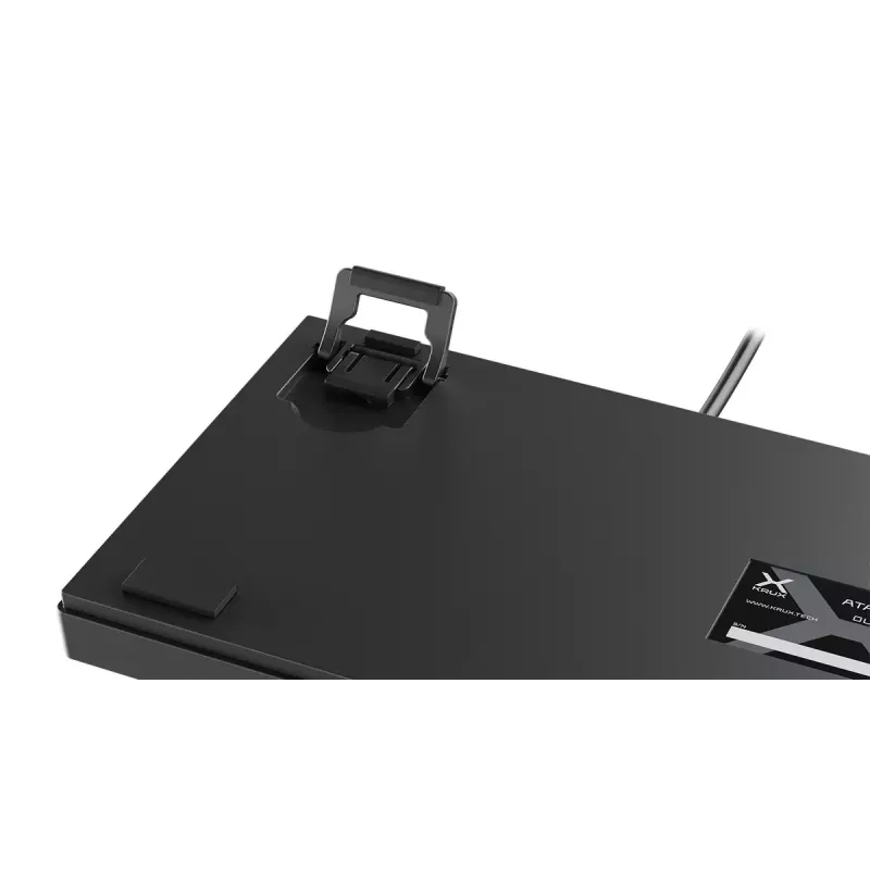 Teclado gaming KRUX Atax PRO RGB USB QWERTY inglés negro tenkeyless mecánico