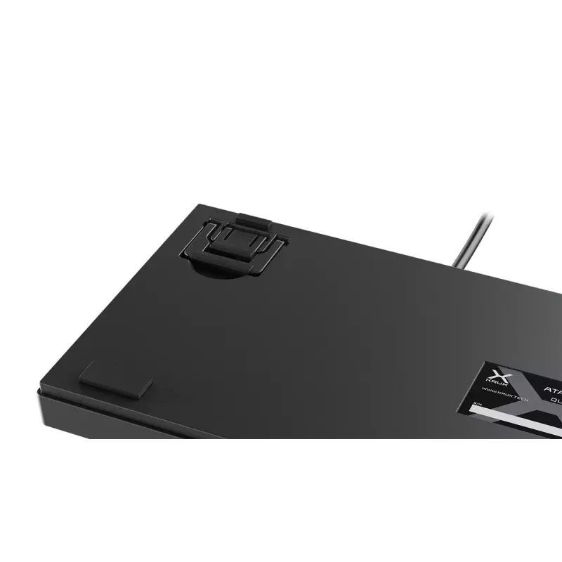 Teclado gaming KRUX Atax PRO RGB USB QWERTY inglés negro tenkeyless mecánico