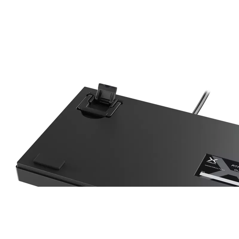 Teclado gaming KRUX Atax PRO RGB USB QWERTY inglés negro tenkeyless mecánico
