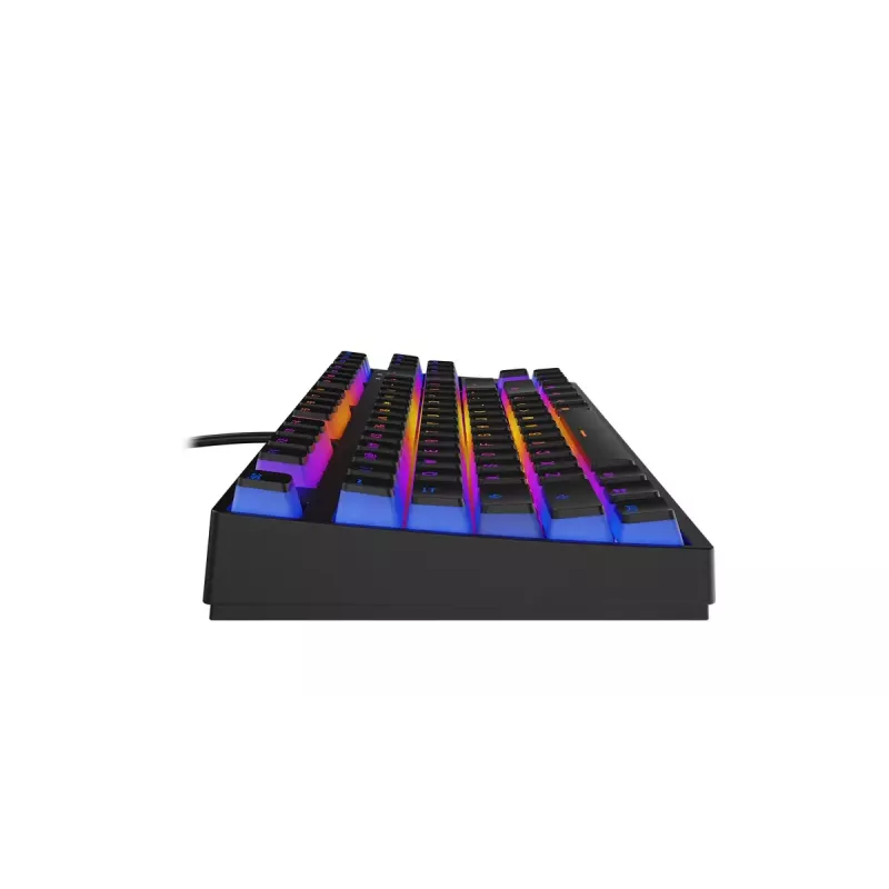 Teclado gaming KRUX Atax PRO RGB USB QWERTY inglés negro tenkeyless mecánico