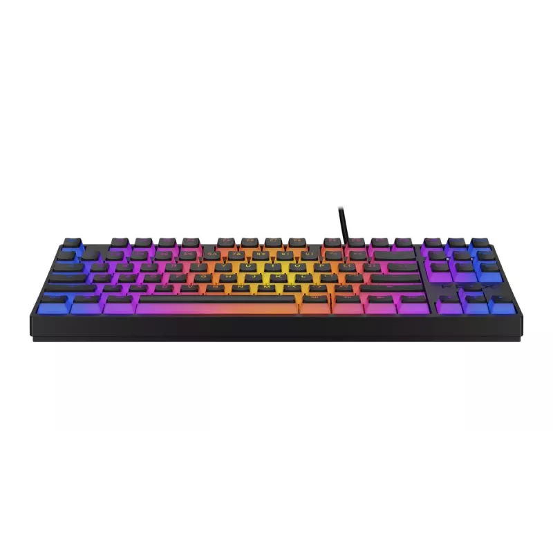Teclado gaming KRUX Atax PRO RGB USB QWERTY inglés negro tenkeyless mecánico