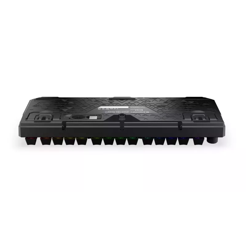 Teclado mecánico inalámbrico ENDORFY Thock 75% Red RGB LED negro
