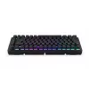 Teclado mecánico inalámbrico ENDORFY Thock 75% Red RGB LED negro