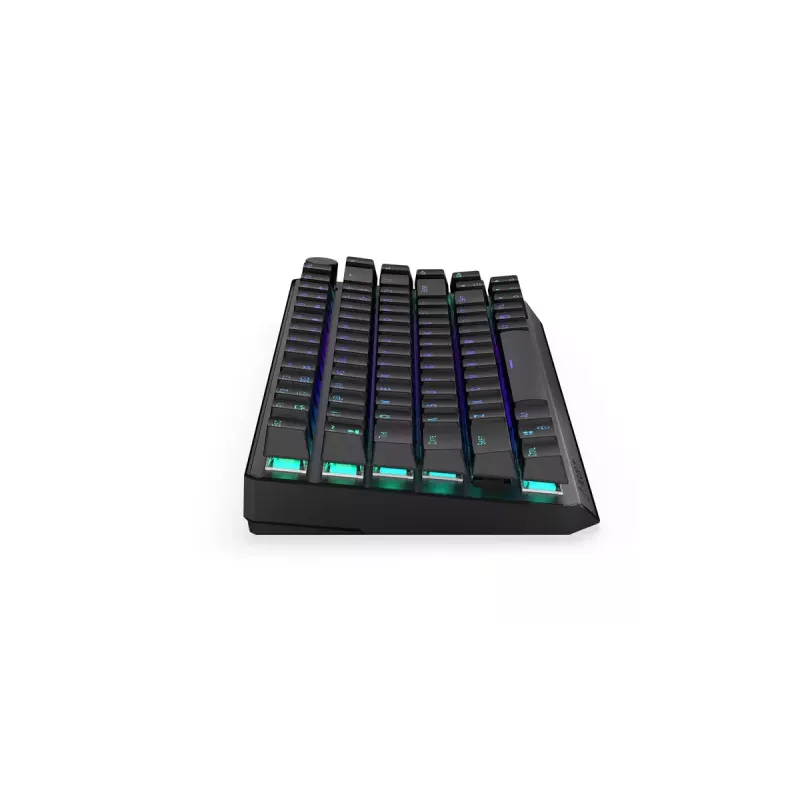 Teclado mecánico inalámbrico ENDORFY Thock 75% Red RGB LED negro
