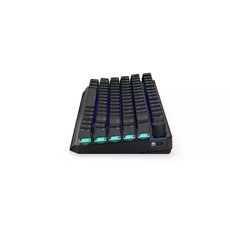 Teclado mecánico inalámbrico ENDORFY Thock 75% Red RGB LED negro